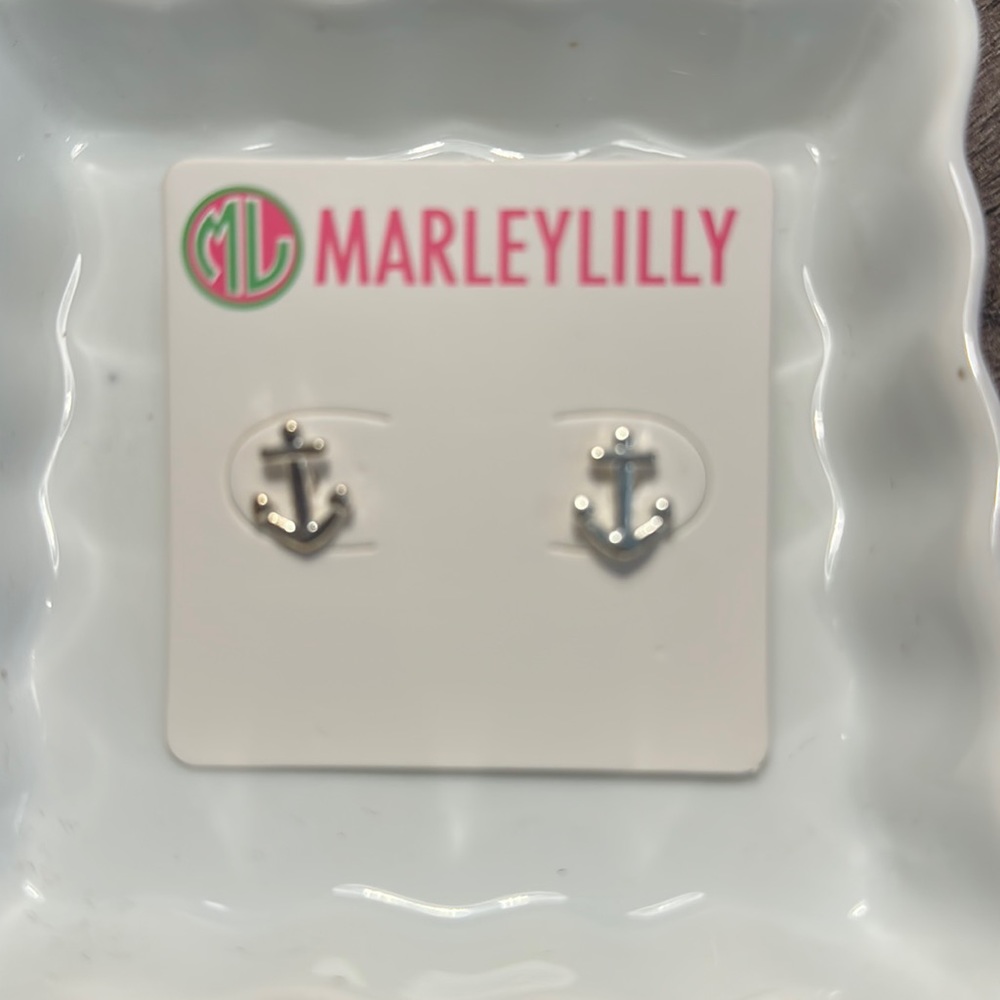 Marleylilly Anchor Earrings (Never Worn)